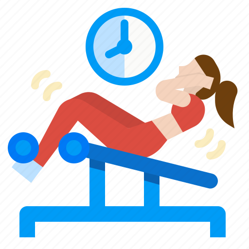 Abdominal, exercise, fitness, sit, up icon - Download on Iconfinder