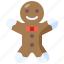 biscuit, gingerbread, cookie, christmas, food, bakery, restaurant 