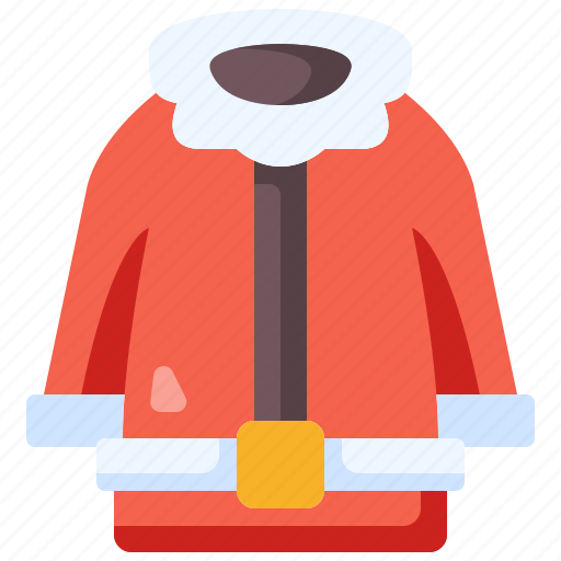 Santa, christmas, claus, garment, jacket, clothes icon - Download on Iconfinder