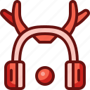 clothing, reindeer, christmas, antlers, winter, cold, earmuffs, tool, fashion