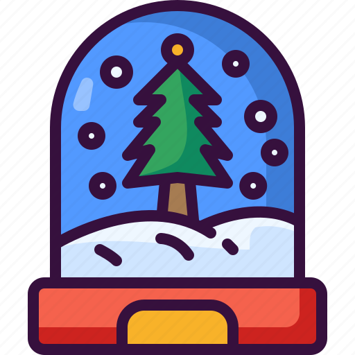 Globe, christmas, ornament, decorations, decoration, tree, snow icon - Download on Iconfinder