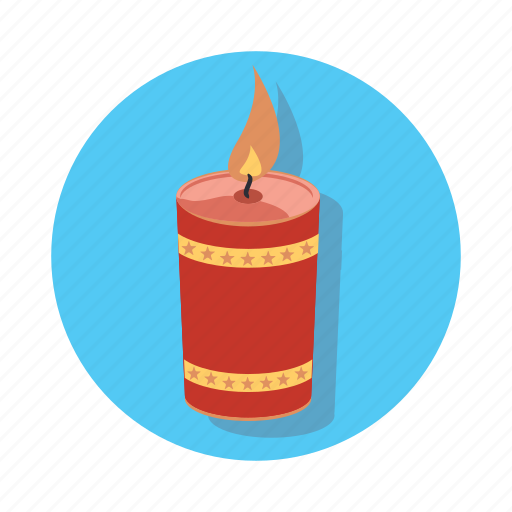 Candle, burning, christmas, decoration, light icon - Download on Iconfinder
