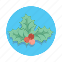 berry, decoration, leaf, tree, christmas