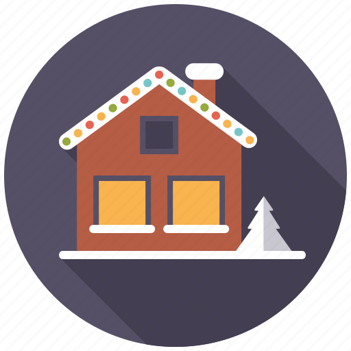 Christmas, christmas lights, holidays, house, illumination, season, winter icon - Download on Iconfinder