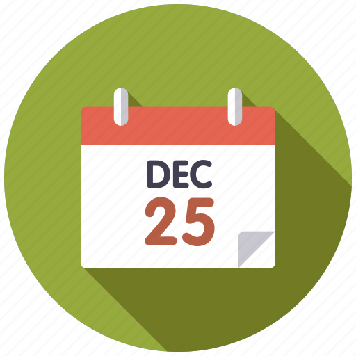 Calendar, christmas, december 25, holidays, season, time, winter icon - Download on Iconfinder