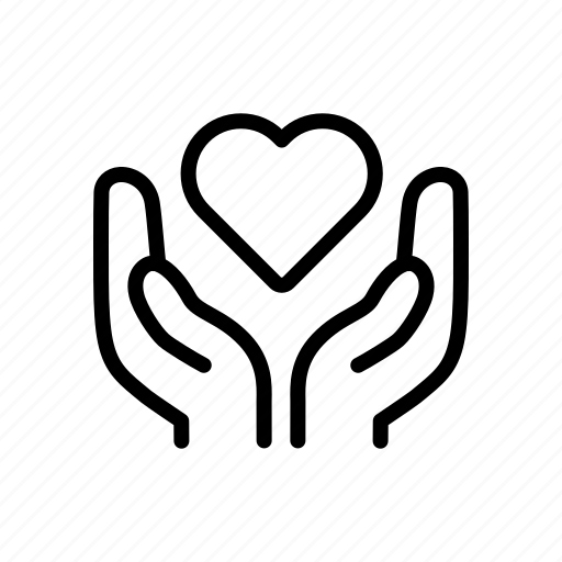 Heart, hand, love icon - Download on Iconfinder