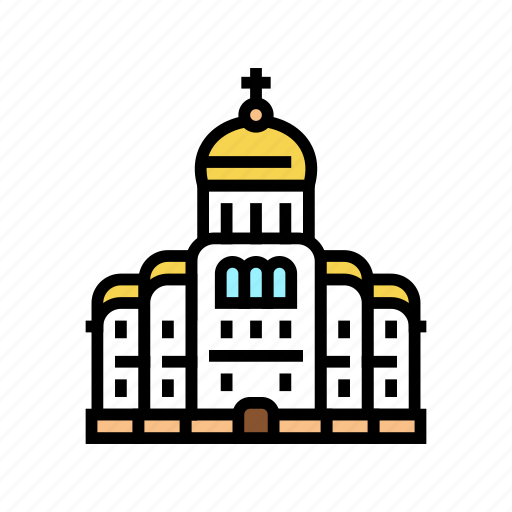 Church, monastery, christianity, building, religion, cross icon - Download on Iconfinder