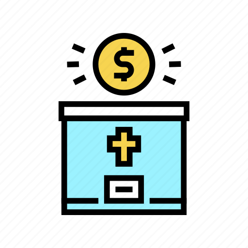Donation, christianity, religion, church, cross, crucifixion icon - Download on Iconfinder