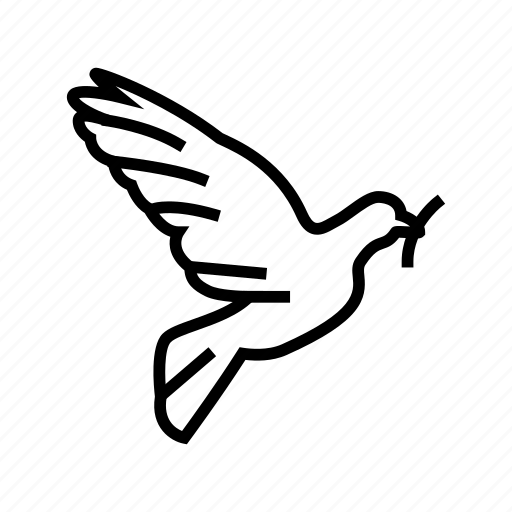 Pigeon, bird, christianity, religion, church, cross icon - Download on Iconfinder