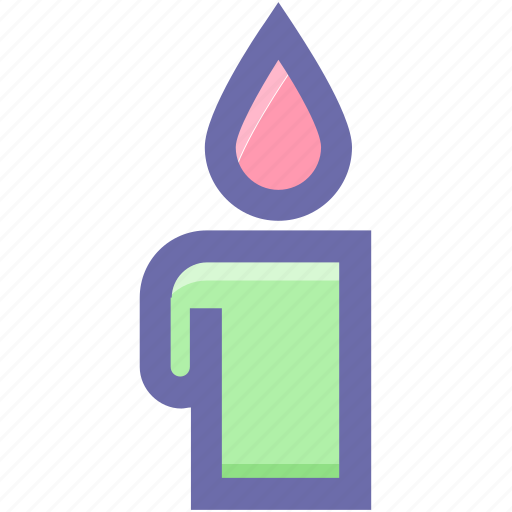.svg, candle, decoration, fire, halloween, light, wax icon - Download on Iconfinder