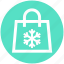 .svg, bag, christmas, season, shopping, snow, winter 