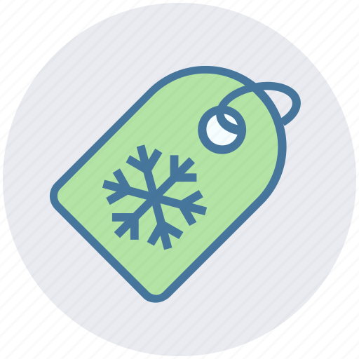 Tag, snow, snowflake, price, shopping, winter, flake icon - Download on Iconfinder
