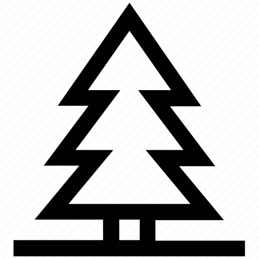 .svg, celebration tree, christmas, monochromic, silhouette, tree, xmas icon - Download on Iconfinder