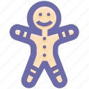 .svg, christmas, cookie, ginger, gingerbread, gingerbread man, man