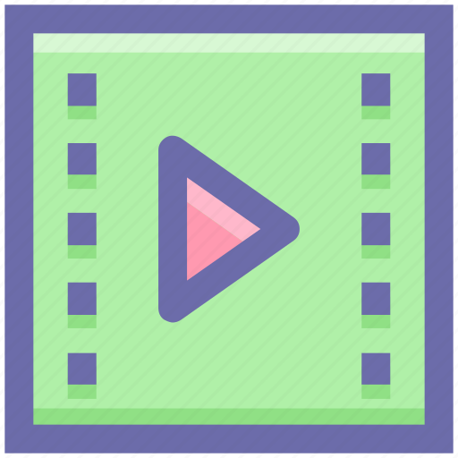 .svg, film, film recording, movie, multimedia, play, video icon - Download on Iconfinder