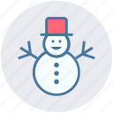 christmas, man, snow, snowman, winter