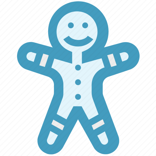 Christmas, cookie, ginger, gingerbread, gingerbread man, man icon - Download on Iconfinder