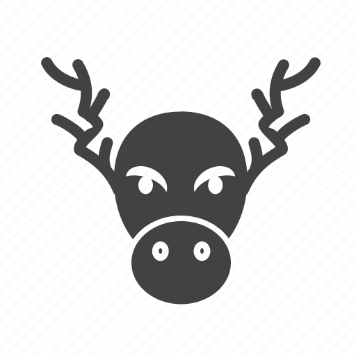 Animal, bull, goat, moose, christmas decoration, reindeer icon - Download on Iconfinder
