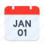 calendar, day, january, month, new year, eve 