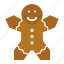 bread, christmas, cookie, gingerman, hygge, gingerbread, bake 