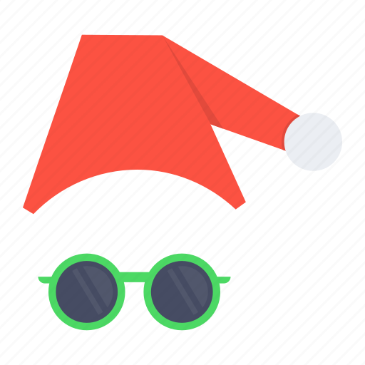 Cap, christmas, claus, disguise, santa, spectcles, xmas icon - Download on Iconfinder