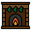 chimney, christmas, cozy, fireplace, socks 