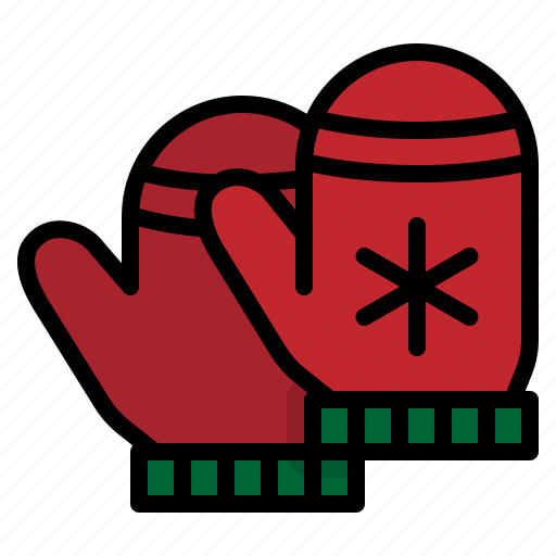 Christmas, glove, mitten, snow, winter icon - Download on Iconfinder