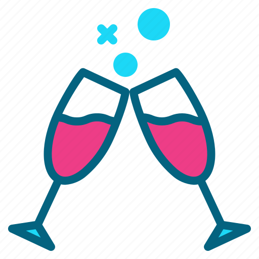 Celebrate, drink, glass, toast, wine icon - Download on Iconfinder