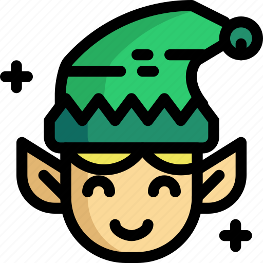 Christmas, cute, elf, merry icon - Download on Iconfinder