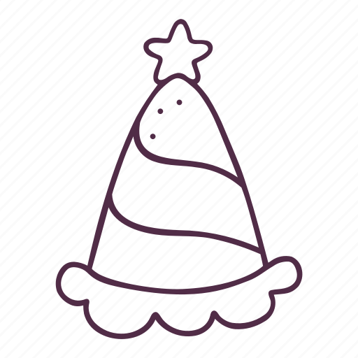 Celebrate, christmas, holidays, newyear, party hat, star, xmas icon - Download on Iconfinder