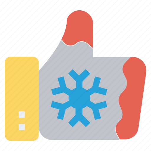 Christmas, christmas glove, hand, hand glove, snowflake icon - Download on Iconfinder