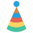 celebration, christmas, cone hat, party, party hat