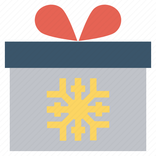 Christmas, christmas gift, gift, gift pack, snowflake icon - Download on Iconfinder