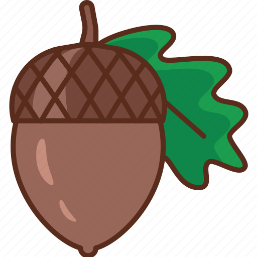 Acorn, hazelnut, nut icon - Download on Iconfinder