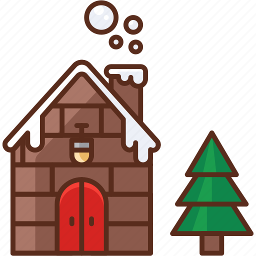 Christmas, house, tree icon - Download on Iconfinder