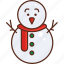 christmas, snowman, winter 