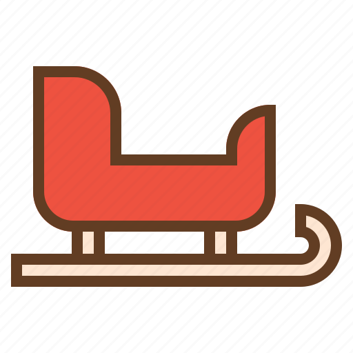 Christmas, sled, sleigh, snow icon - Download on Iconfinder