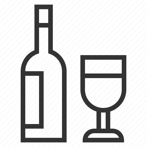 Alcohol, bottle, glass, wine icon - Download on Iconfinder