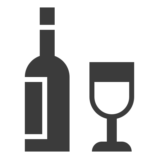 Alcohol, bottle, glass, wine icon - Free download