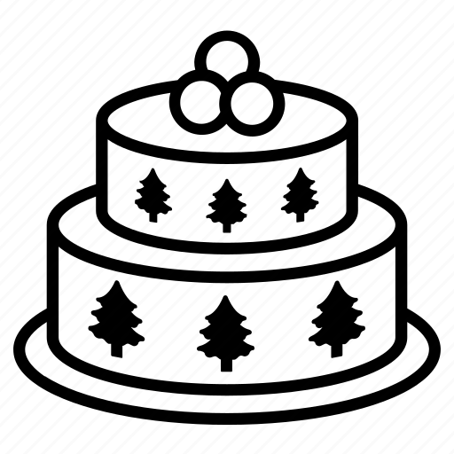 Cake, celebration, christmas, christmas cake, new year, party icon - Download on Iconfinder