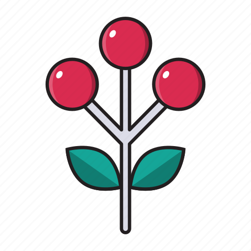 Berries, cherries, christmas, food, fruit icon - Download on Iconfinder
