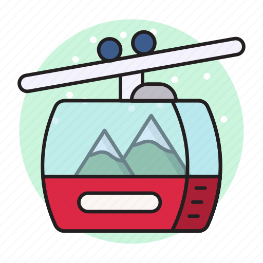 Chairlift, ropeway, tour, transport, travel icon - Download on Iconfinder