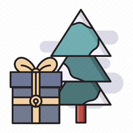 Christmas, gift, present, surprise, tree icon - Download on Iconfinder