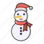 christmas, decoration, ice, party, snowman 