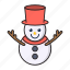 christmas, decoration, party, snowman, winter 