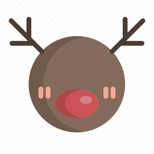 Animal, avatar, christmas, deer, reindeer, xmas icon - Download on Iconfinder