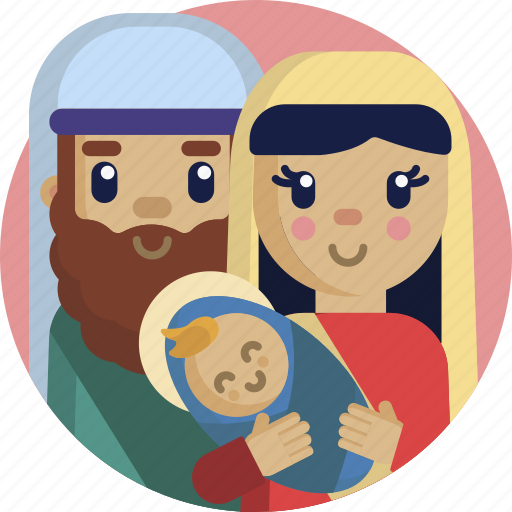Celebration, christmas, family, holiday, jesus, saint mary, traditional icon - Download on Iconfinder