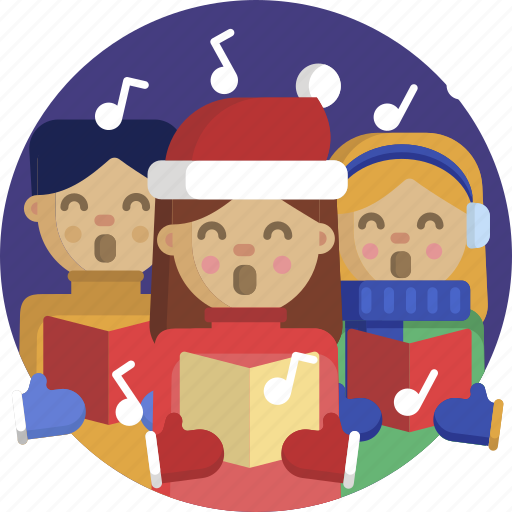 Christmas, christmas carol, group, sing, song, tradition, traditional icon - Download on Iconfinder