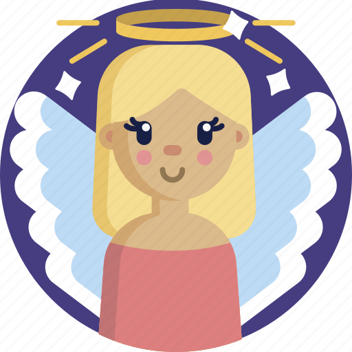 Angel, celebration, christmas, cute, illustration, traditional, wings icon - Download on Iconfinder