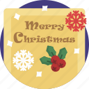 card, christmas, greeting, letter, postcard, snowflake